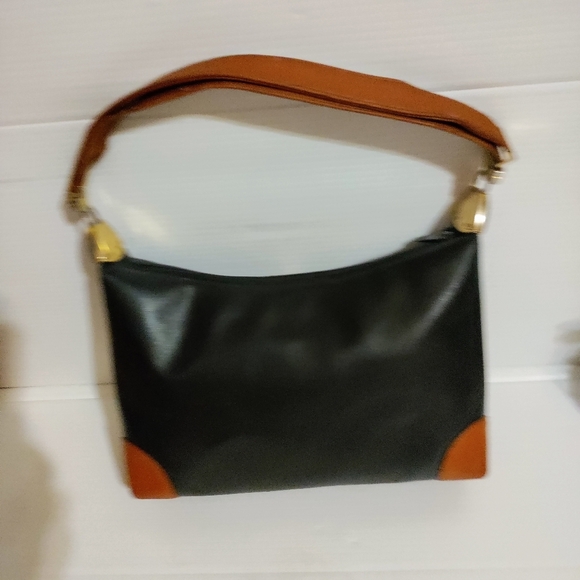 Vintage  Givenchy Black Leather Shoulder Purse - Picture 3 of 16